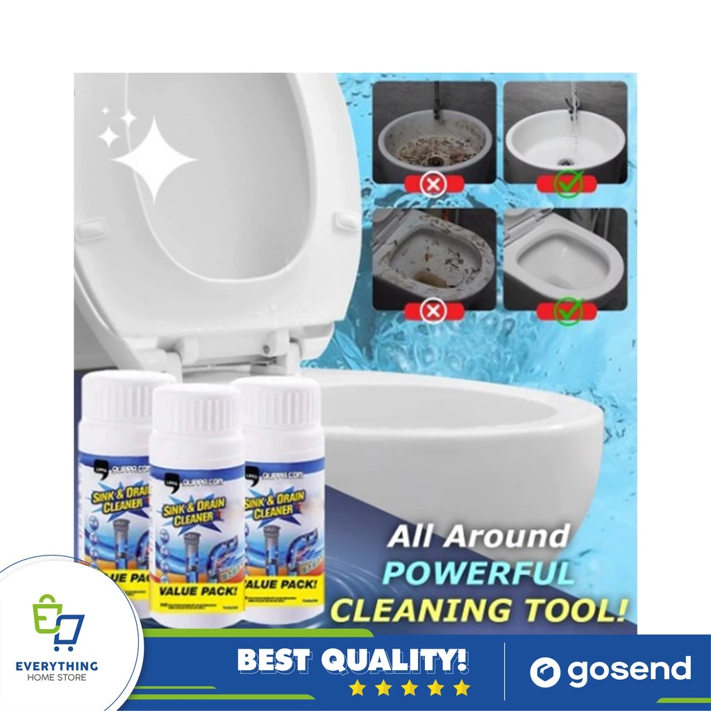 WILD TORNADO Pembersih Pipa Toilet Tersumbat/ Anti Mampet Wastafel/ Pembersih Pipa Saluran Air