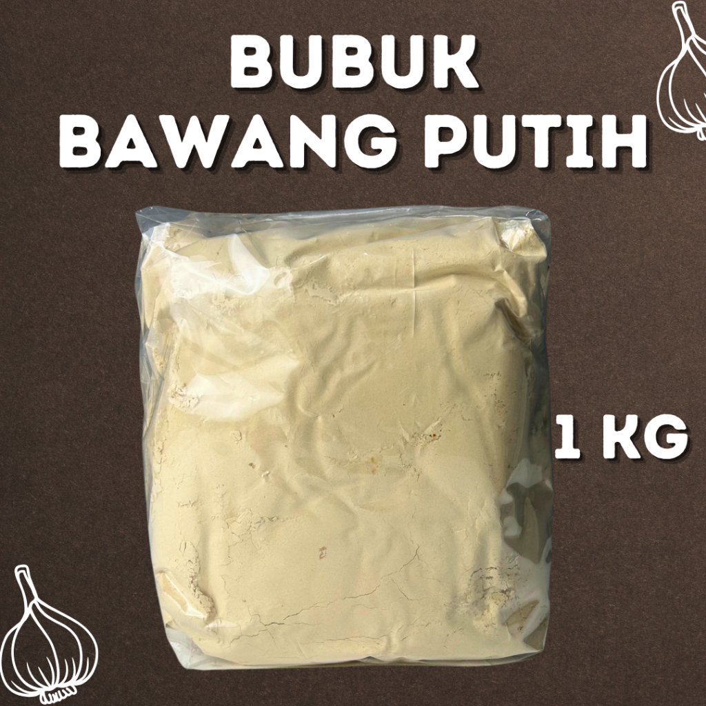 

1 KG Bubuk Bawang Putih Asli Organik Berat 1 Kg Garlic Powder Kualitas Premium