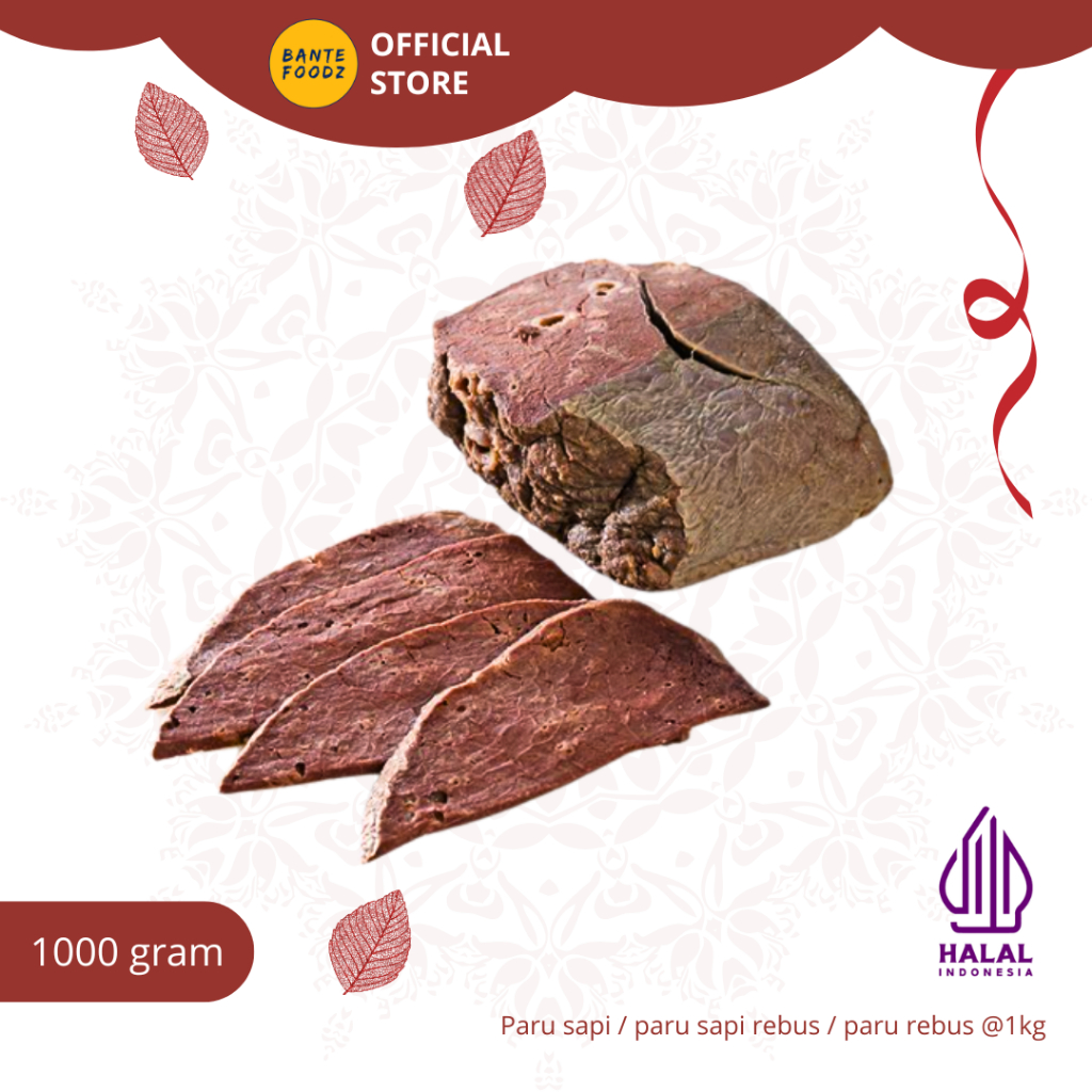 

Paru Sapi Rebus / Paru Sapi Frozen Rebus @1kg Best Seller