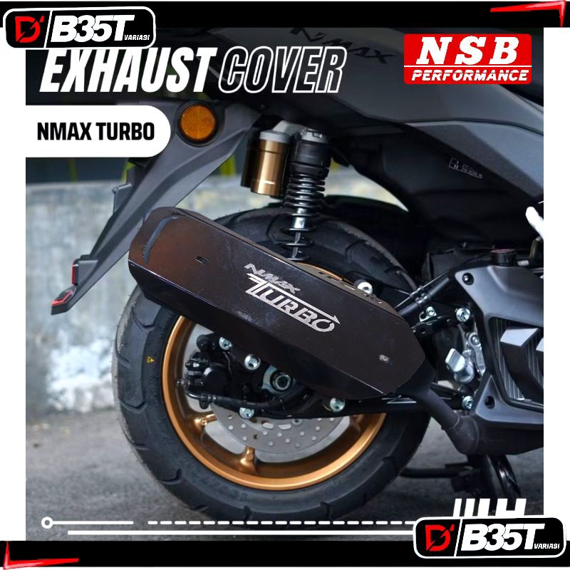 COVER TUTUP TAMENG PELINDUNG KNALPOT NMAX TURBO NMAX NEO TECHMAX NMAX TURBO 2024 BAHAN BESI NSB