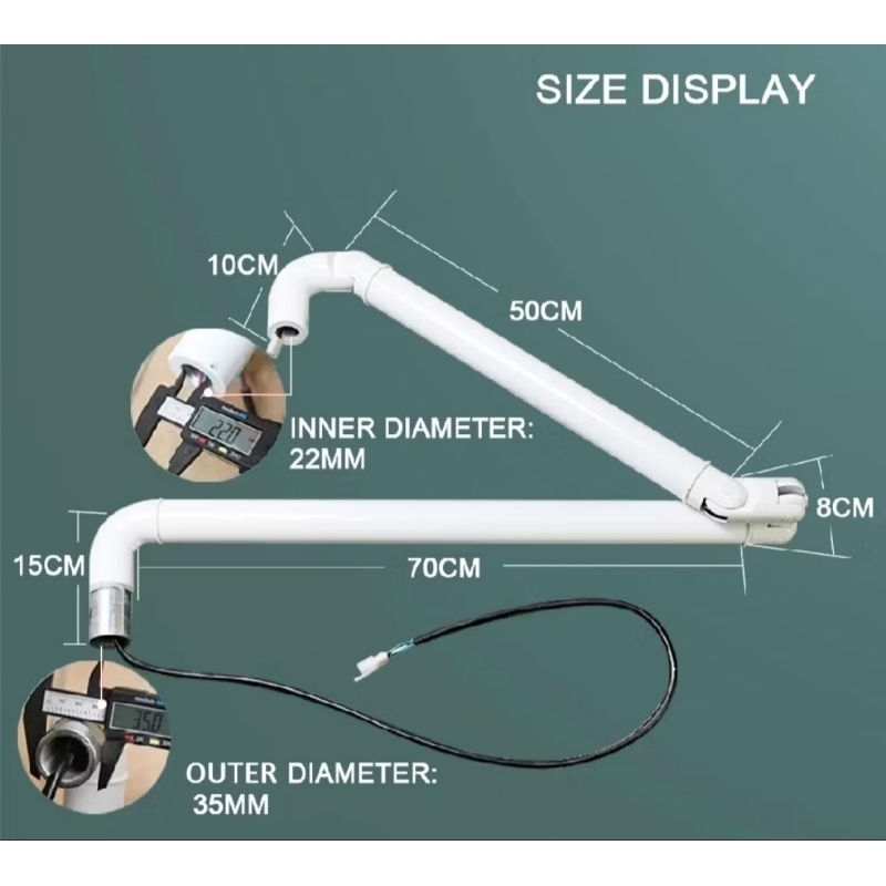 Arm Tiang Lampu Dental Unit universal / spare part dental unit / supplier dental
