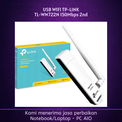 Usb Wifi Tplink TL-WN722N 150Mbps TLWN 722 N 2nd