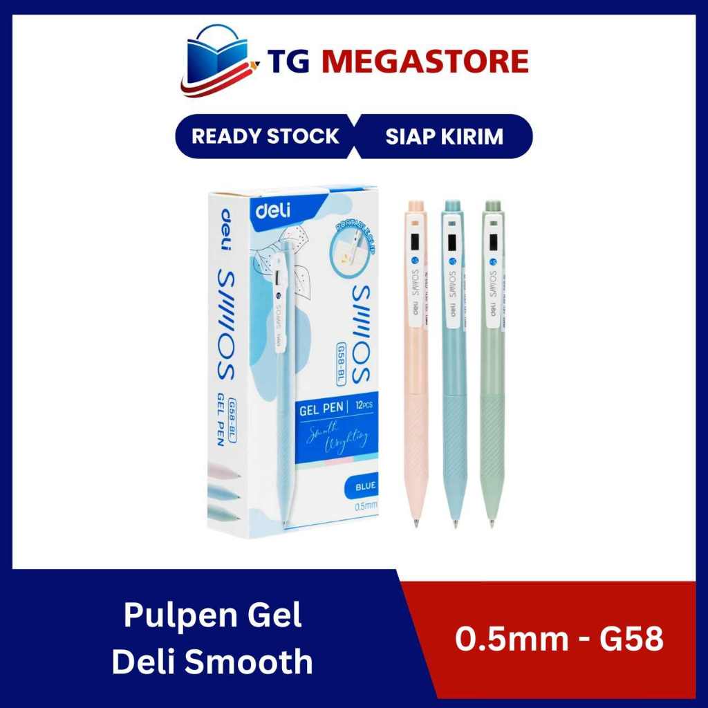 

Pulpen Gel Deli Smooth 0.5mm - G58