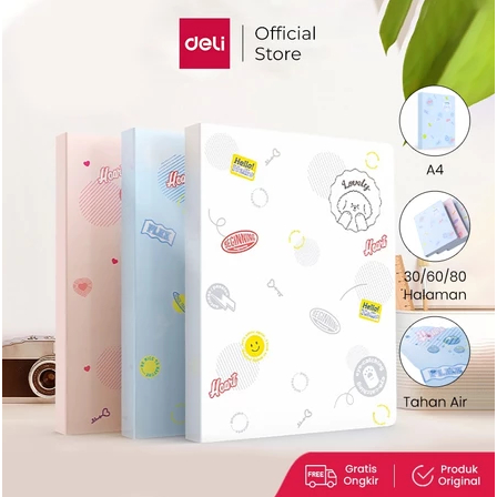 

Deli Display Book / Map File Dokumen A4 30/60/80 Halaman Warna Pastel 7267X 72495