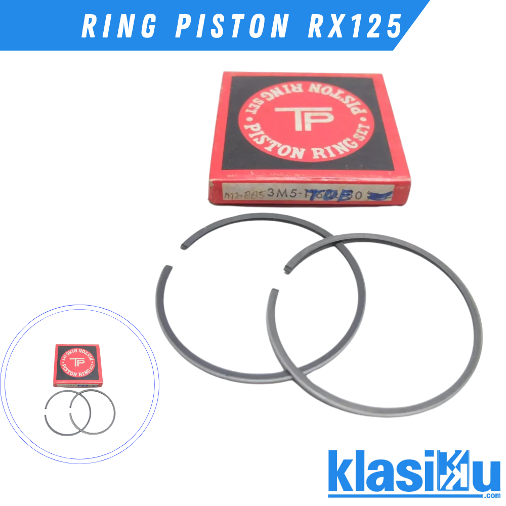 Ring Piston Seher Yamaha RX125 Rx 125 Oversize 0.75 Tp