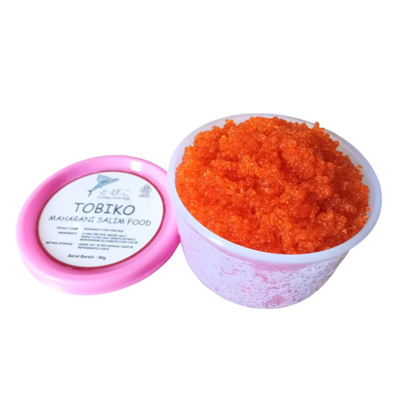 

TOBIKO (TELUR IKAN TERBANG) 90 gram PREMIUM GRADE A SUPER