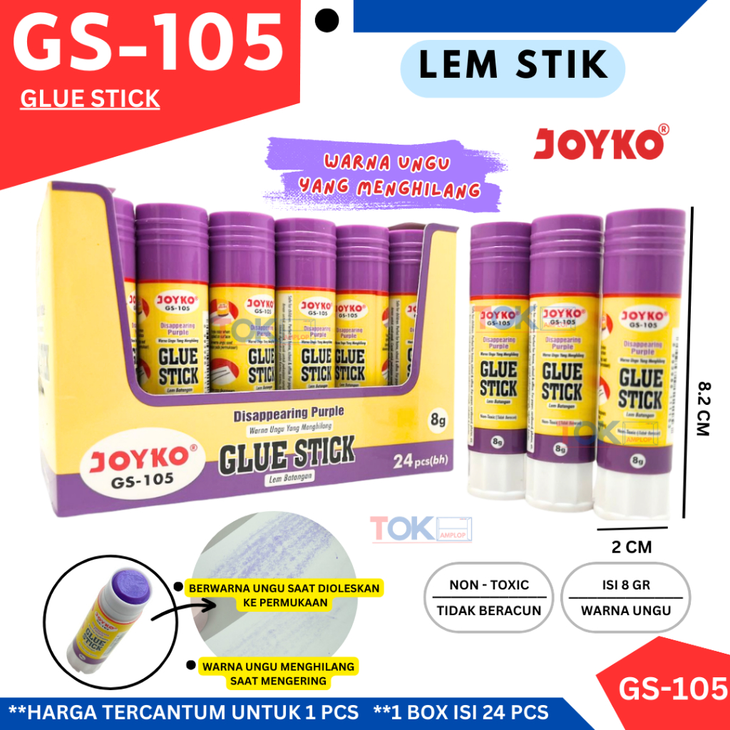 

JOYKO GLUE STICK LEM BATANG GS-105 8 Gr