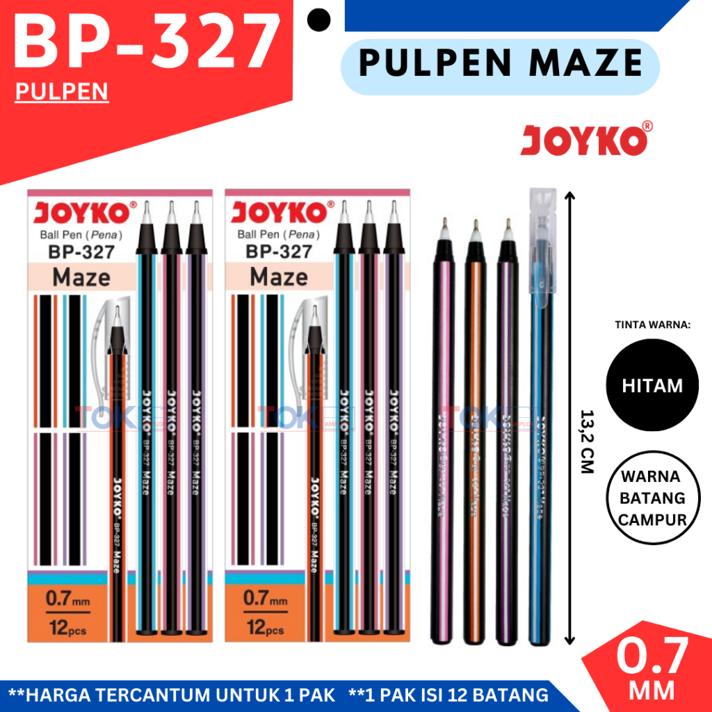 

pulpen MAZE BP-327 JOYKO (isi 12 pcs)