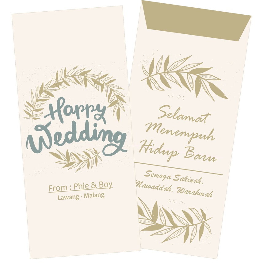 

Amplop Wedding | Amplop Nikahan | Amplop Kondangan