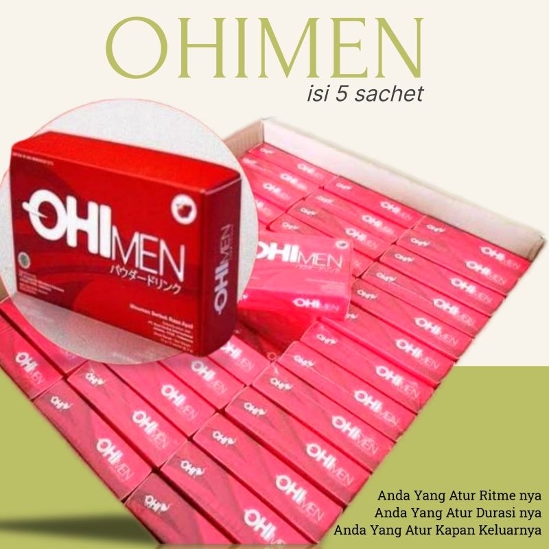 OHIMEN Herbal Penambah Stamina & Vitalitas Pria Dijamin 100% Asli serta Original