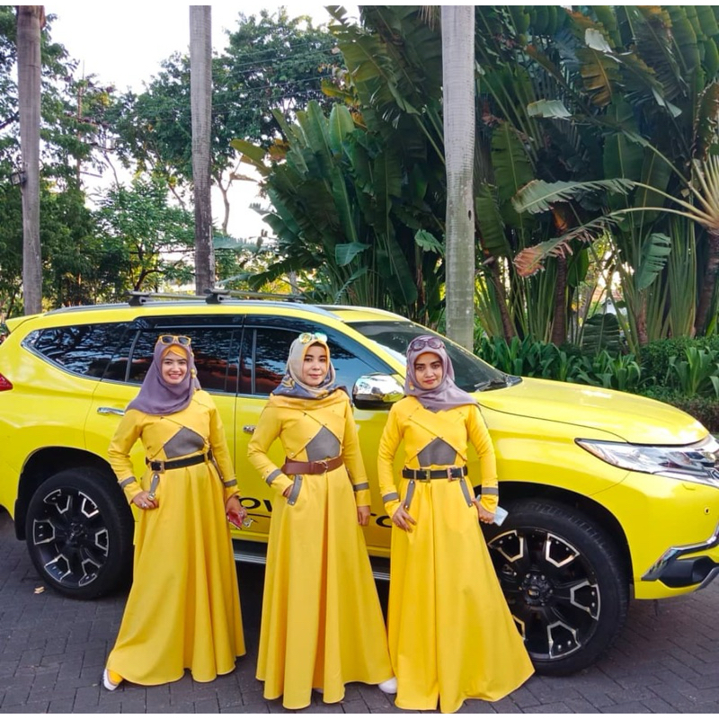 Dress gamis premium LVA daily Like new