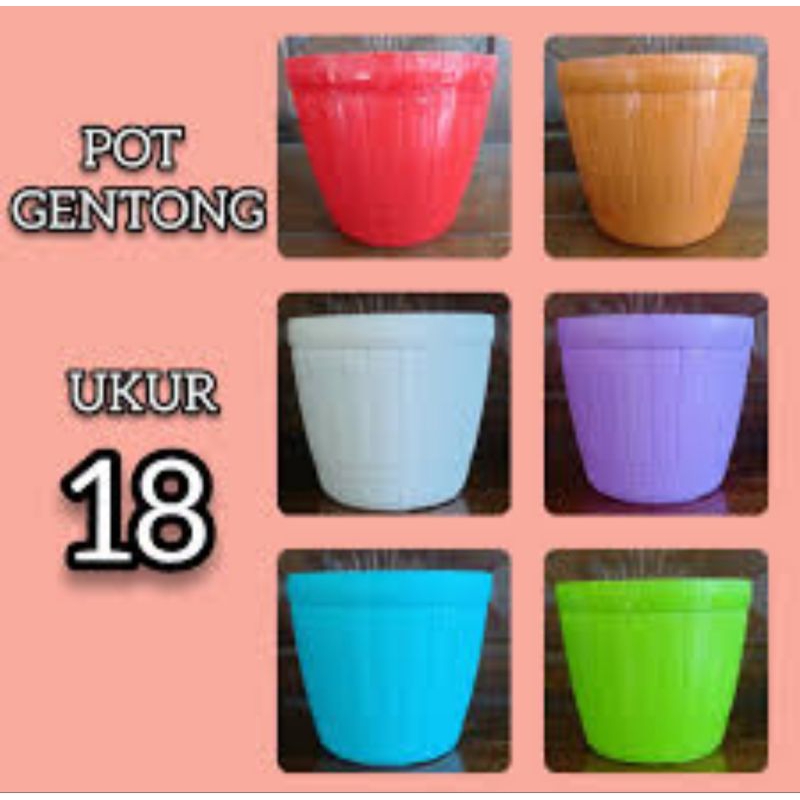 Pot Gentong Kayu 18 Lovenia