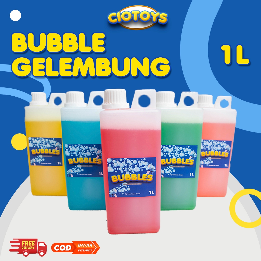 Isi Ulang Gelembung Balon Sabun / Refill Gelembung Sabun / Balon Bubble 1 Liter