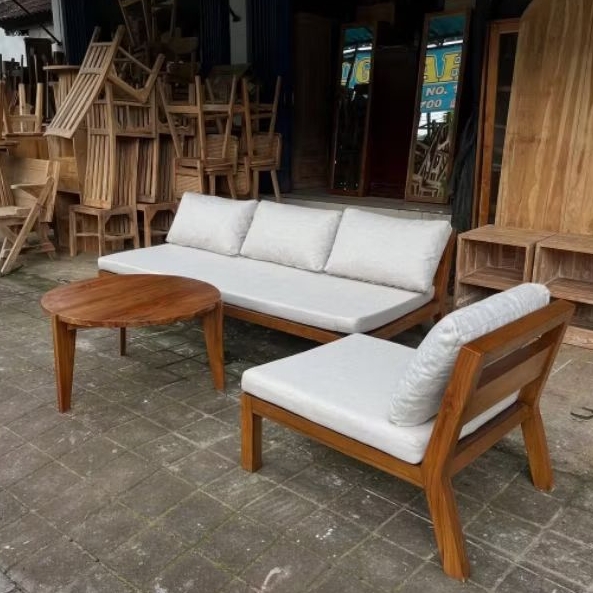 Kursi tamu sofa minimalis kayu jati kursi ruang tamu jati