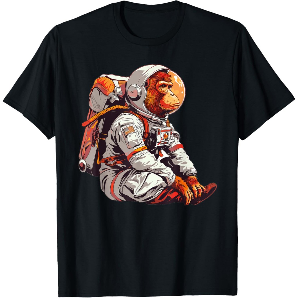 Kaos Bekantan Monyet Sebagai Astronot