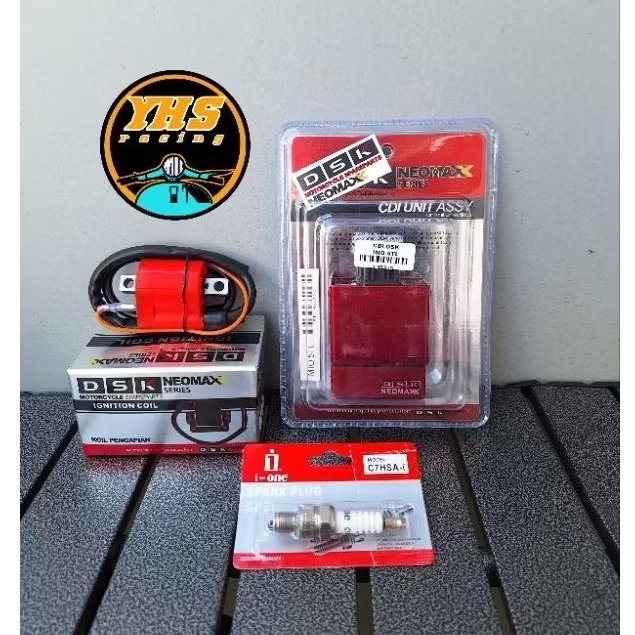 Paketan Cdi Koil Busi Racing Mio Sporty Jupiter Z Vega R New Mio Soul Karbu Mio 5tl Tenaga Extra 20%