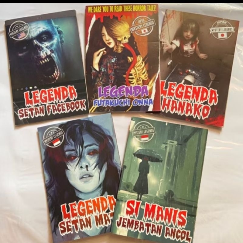 20 pcs Komik mini cerita Horor seram