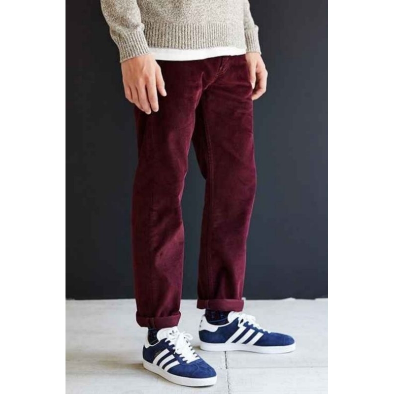 Celana Corduroy Panjang Pria Oversize Celana Jumbo Korean Style Pants Celana Korduroy Pria Casual Te