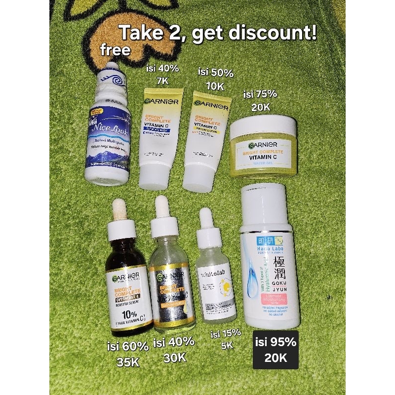 garnier serum night vit c