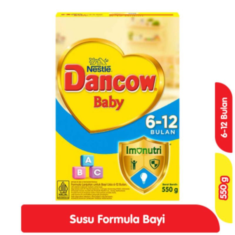 

Nestle Dancow Baby Susu Formula Bayi 6-12 Bulan 550 g