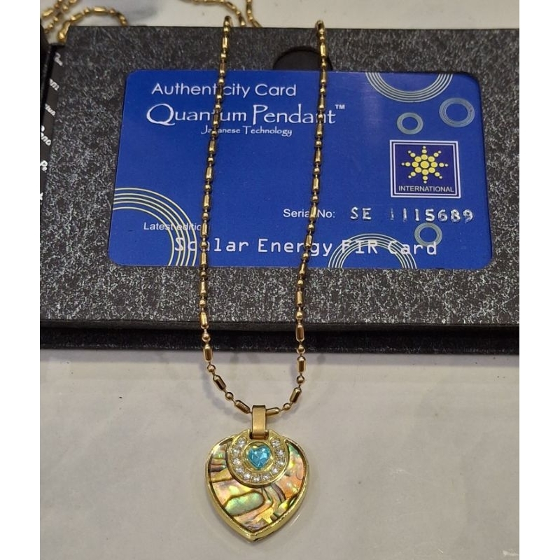 Kalung Quantum Scalar Energy Love Gold