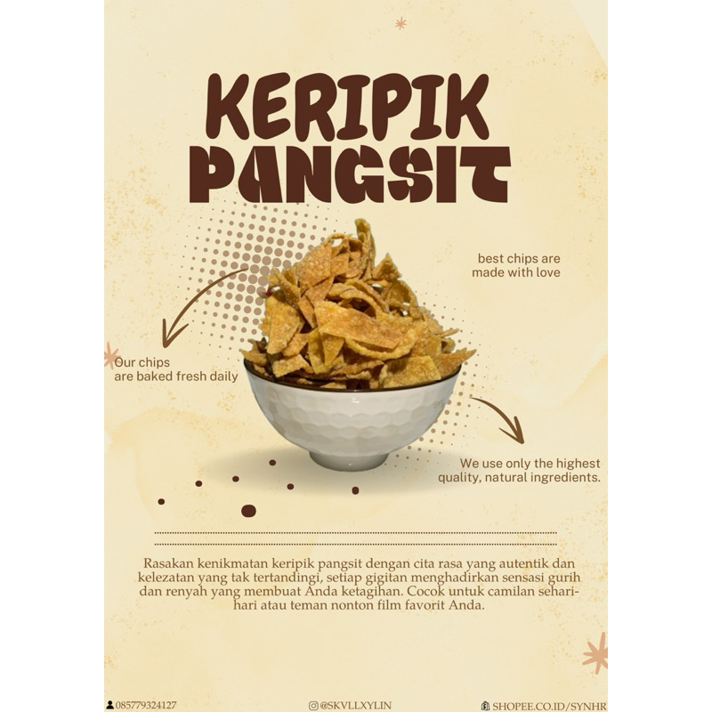 

keipik pangsit premium