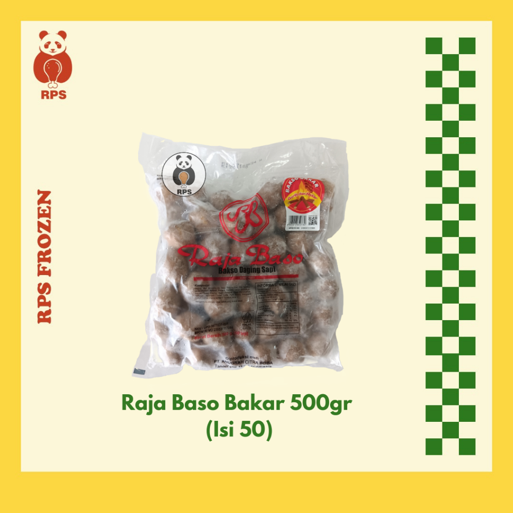 

Raja Baso Bakar 500gram Isi 50