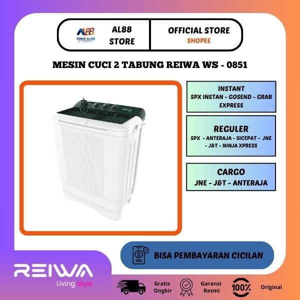 Mesin Cuci 2 Tabung 7Kg Reiwa WS-0851