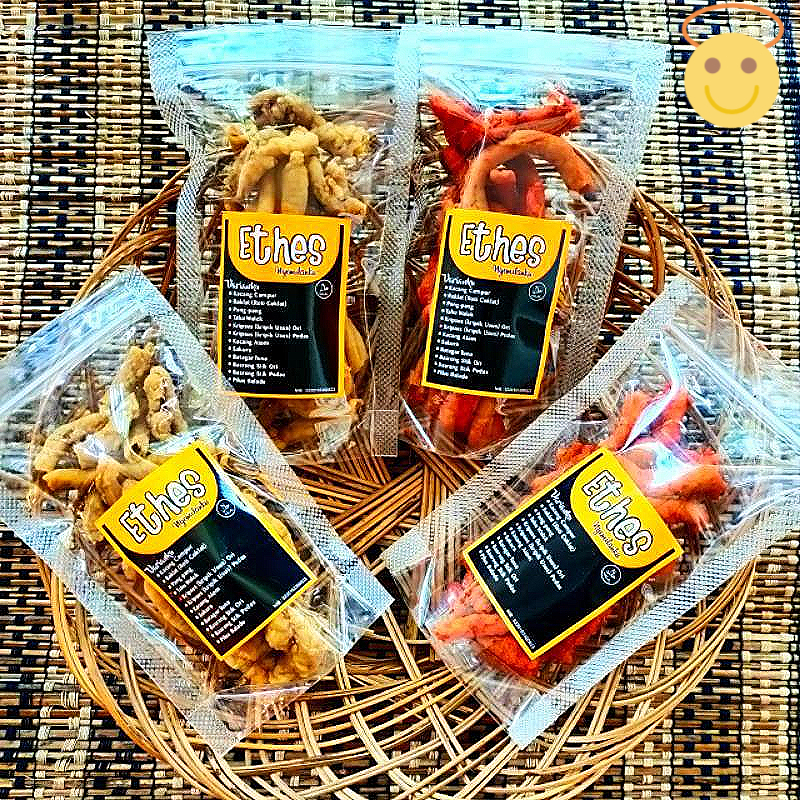 

KERIPIK USUS AYAM ETHES BERAT KURANG LEBIH 33 GRAM
