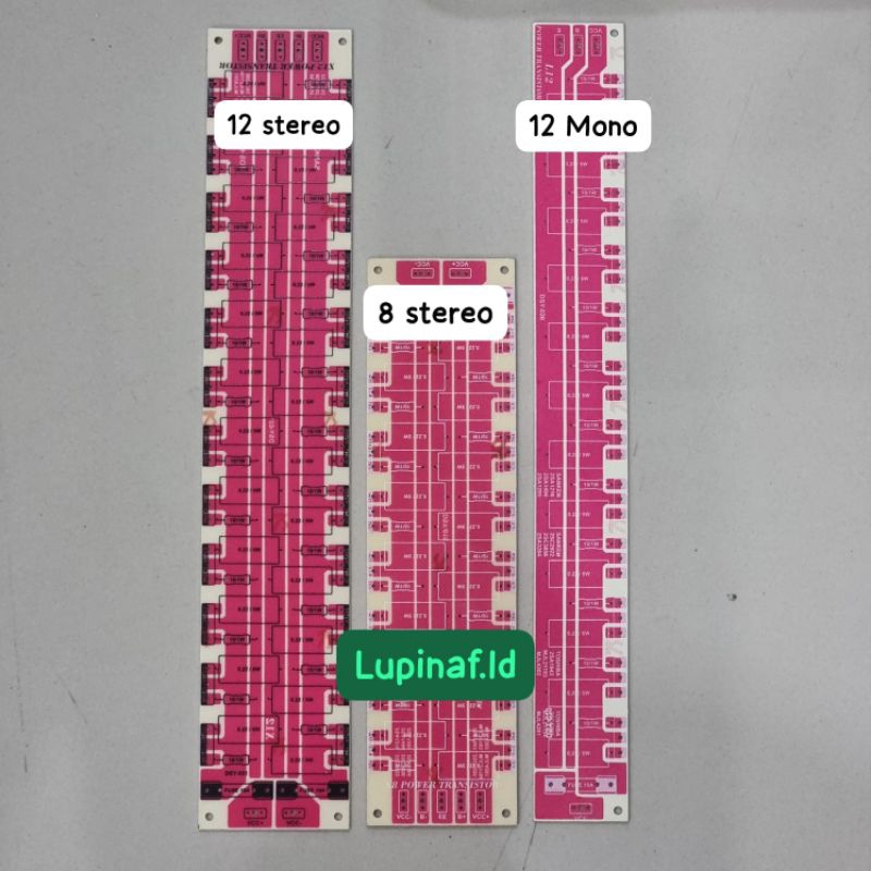 PCB TR FINAL POWER SANKEN 8 12 SET MONO STEREO