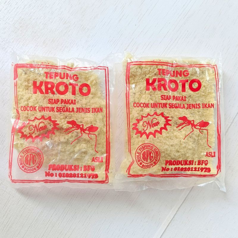 TEPUNG KROTO SUPER ASLI BFG - UMPAN PANCING