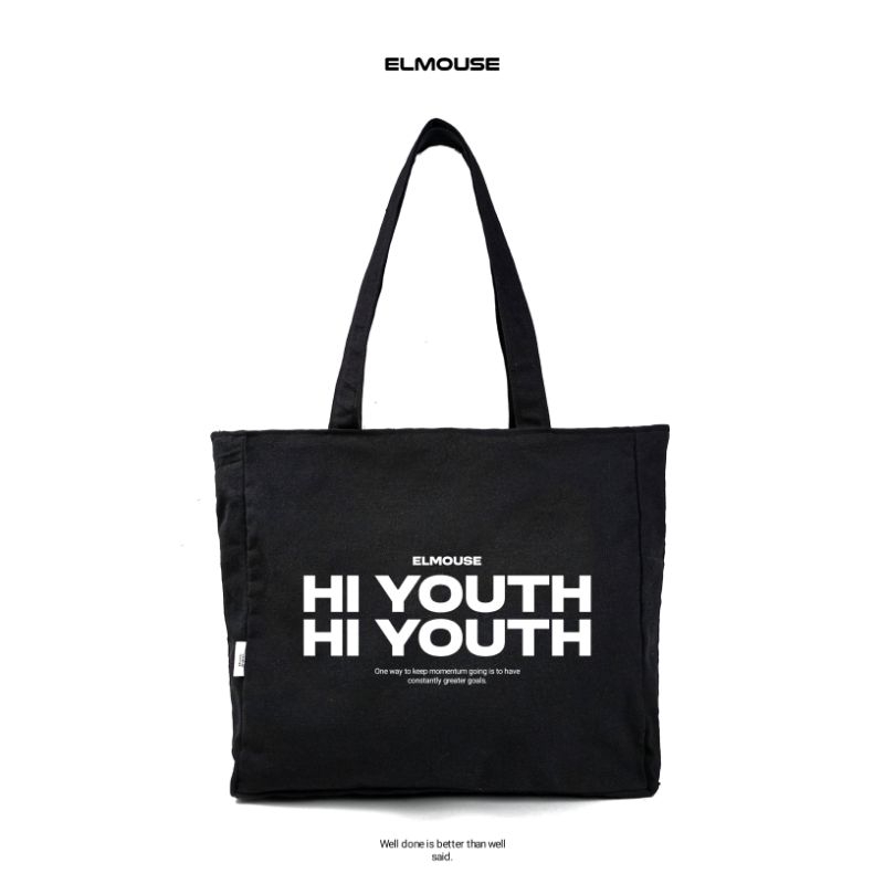 Totebag, ELMOUSE OFFICIAL hi youth, Totebag kanvas premium unisex