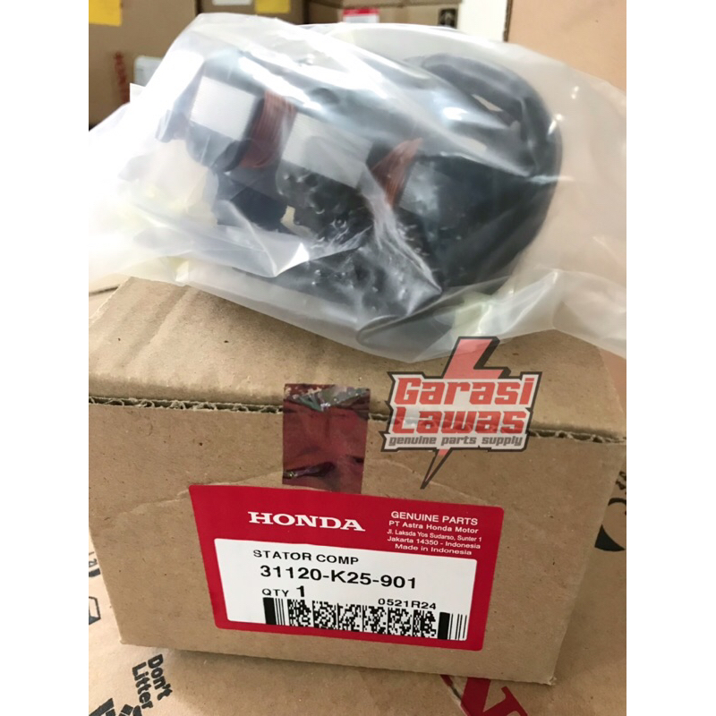 31120-K25-901 Stator comp original AHM Honda Beat FI spull ori Honda Scoopy injeksi spool asli AHM H