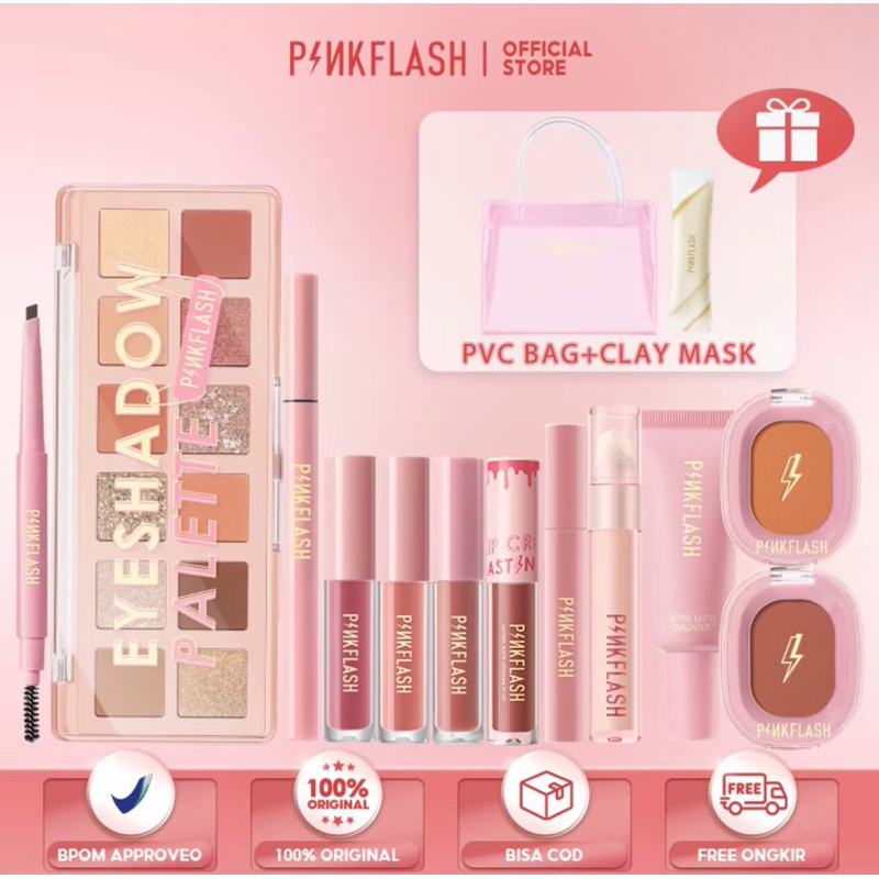 PINKFLASH - Makeup SET 8pcs Beauty Set Makeup