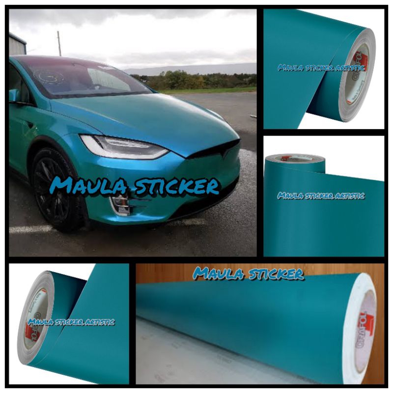 Skotlet Oracal Biru Tosca 066 Doff Kualitas Premium Untuk Variasi Body Motor Atau Mobil