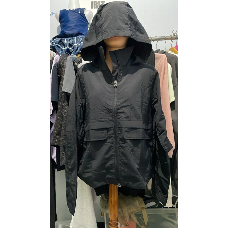 STL jacket Nylon Outdoor crop top