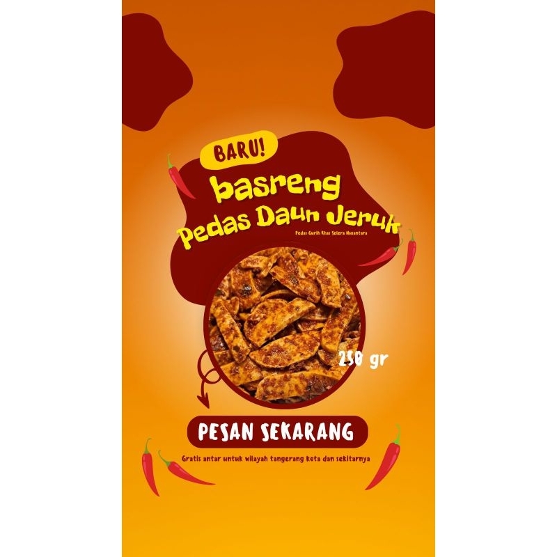 

BASRENG PEDAS DAUN JERUK 250gr