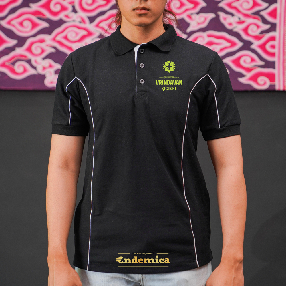 Kaos Polo Shirt Kombinasi List/Kaos Polo Kerah/Polo Shirt Polos Unisex Include Bordir Logo