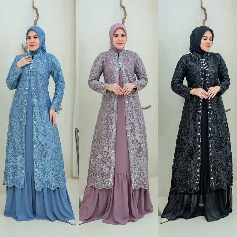 Gamis Artha/Gamis Modern/Gamis Lebaran/Gamis Kondangan/Gamis Outer/Gamis Tille/Gamis Ceruty/Gamis Br