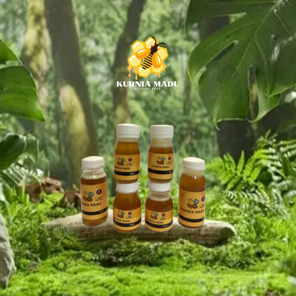 

(PAKET DISKON!! Beli 3 Varian Botol) JUAL MADU MULTIFLORA ORIGINAL 30gr-50gr-80gr MADU KURNIA