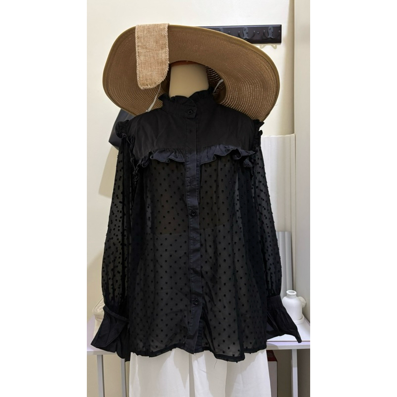 PRELOVED! Kemeja hitam