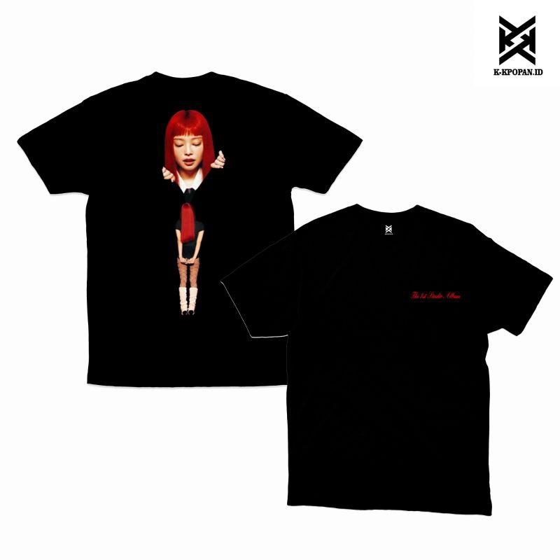 KAOS JENNIE ALBUM "RUBY" UNOFF T-SHIRT JENNIE BLACKPINK RUBY ALBUM