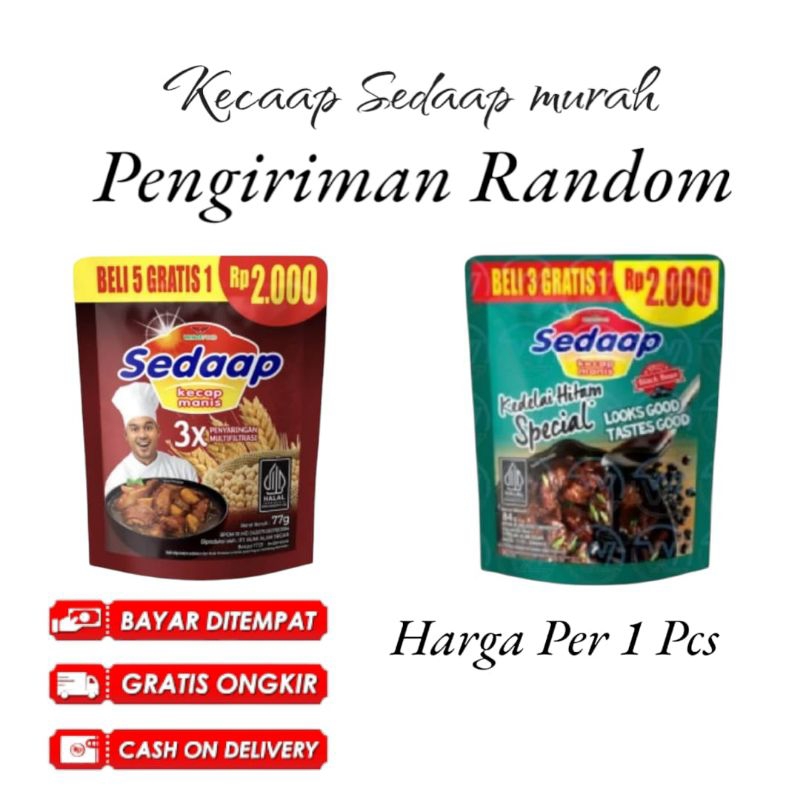 

Kecap sedaap promo readystock (WARNA RANDOM)