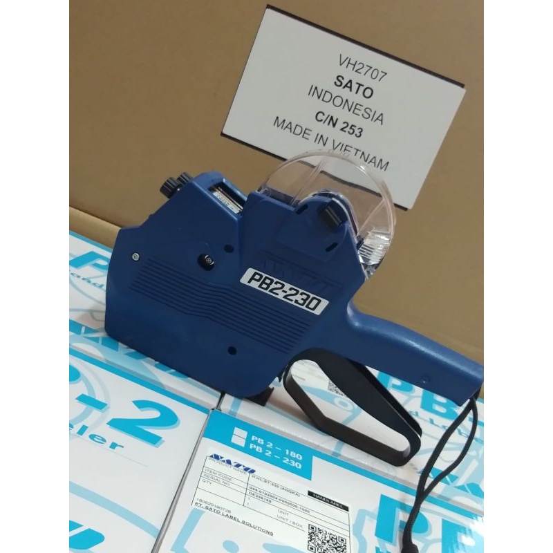 

SATO PB 230 Hand Labeller / Mesin Tembakan Label Harga