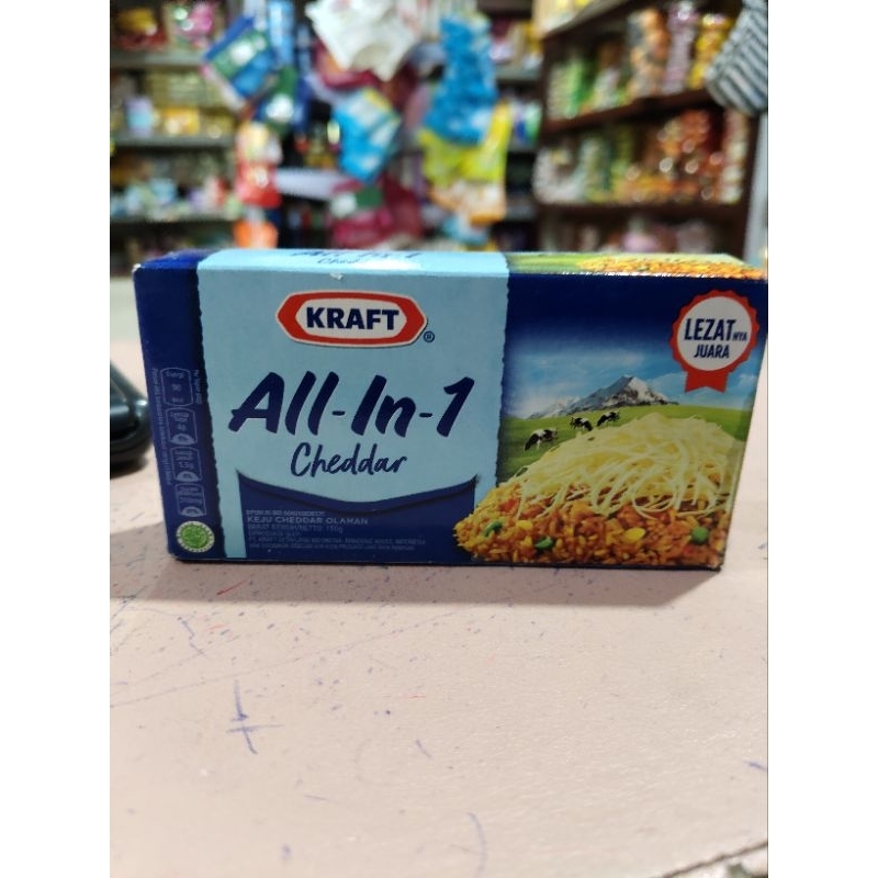 

Keju Kraft All in One Cheddar 150 gr
