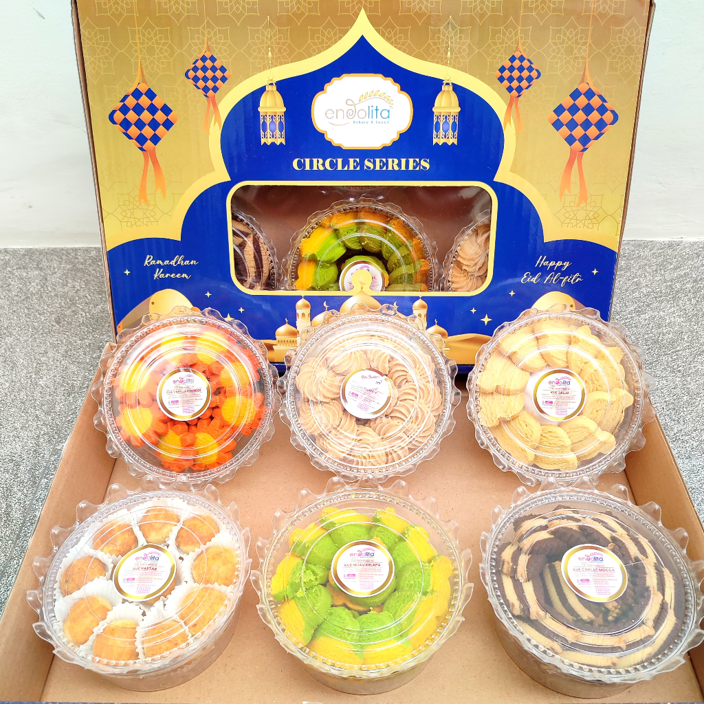 

KUE LEBARAN ENDOLITA CIRCLE/HAMPERS HARI RAYA/PARSEL LEBARAN