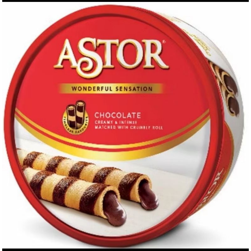 

Astor wafer stik kaleng 156 gr