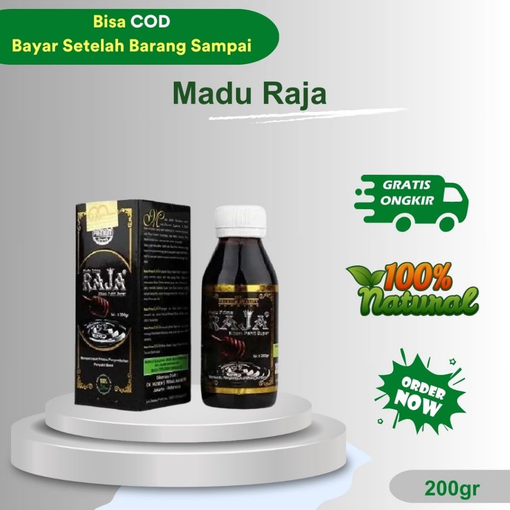 

Madu Raja | Meningkatkan kekuatan dan DAYA TAHAN TUBUH - Mengobati asam urat dan rheumatik Isi 200gr