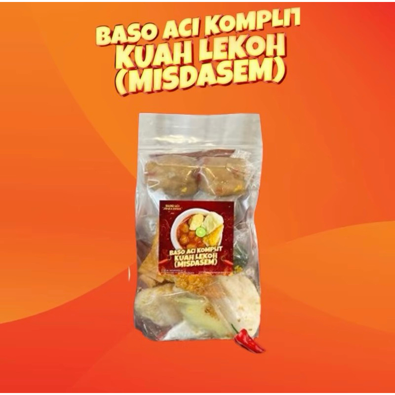

PRODUK BARU Baso aci komplit kuah lekoh