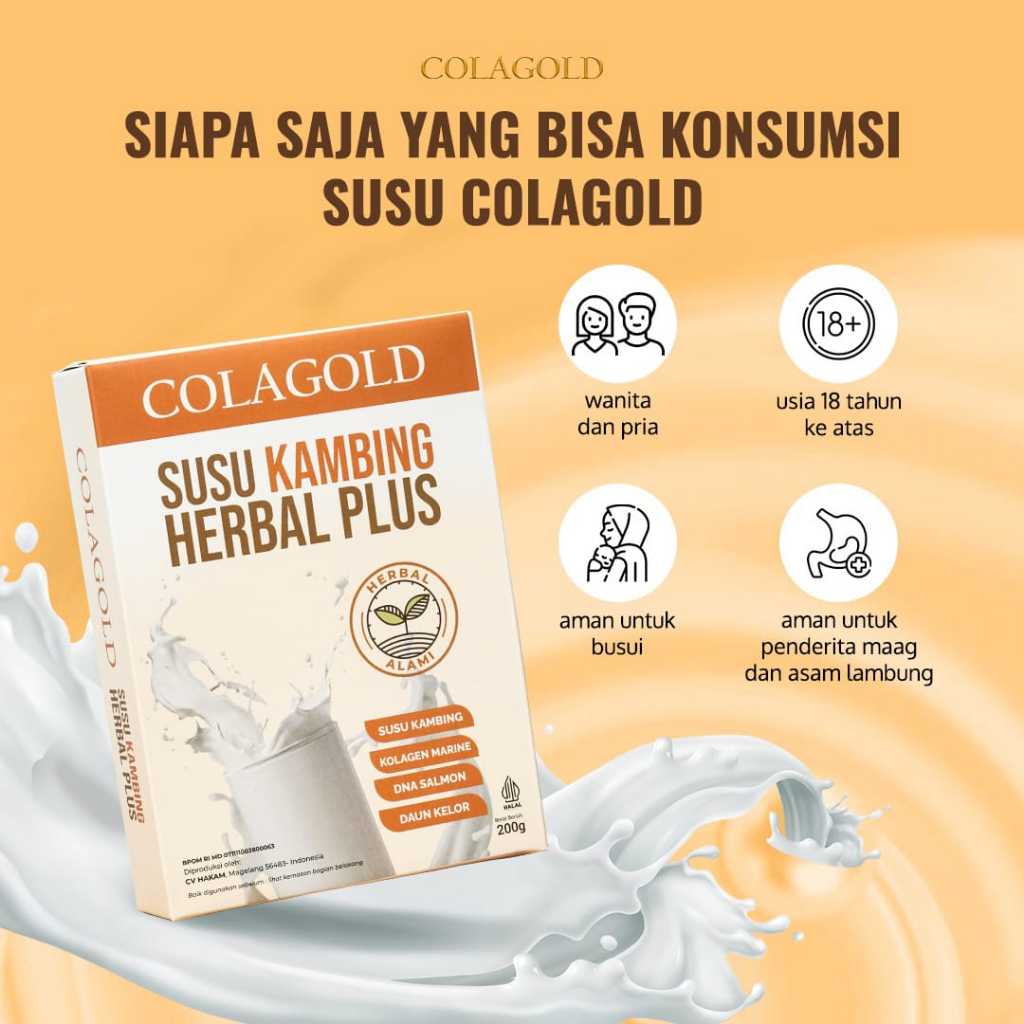 

Susu Colagold Kambing 2 Pcs Free Bonus Atasi Masalah Sendi Memudarkan Flek Wajah Cegah Osteoporosis